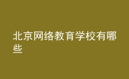 北京網(wǎng)絡教育學校有哪些