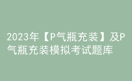 2023年【P氣瓶充裝】及P氣瓶充裝模擬考試題庫(kù)