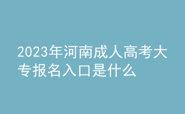 2023年河南成人高考大專報(bào)名入口是什么？復(fù)習(xí)方法有哪些？