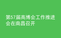 第57屆高博會(huì)工作推進(jìn)會(huì)在南昌召開(kāi)