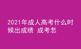 2021年成人高考什么時(shí)候出成績(jī) 成考怎么查詢被錄取了
