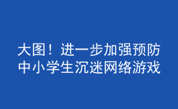 大圖！進(jìn)一步加強(qiáng)預(yù)防中小學(xué)生沉迷網(wǎng)絡(luò)游戲管理這樣做