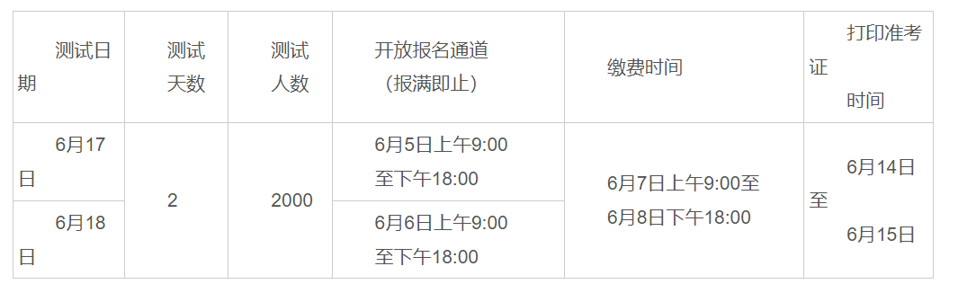 2023年6月廣西百色市普通話考試時(shí)間：6月17、18日
